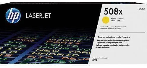 Toner imprimanta HP YELLOW NR.508X CF362X 9,5K ORIGINAL LASERJET M552DN