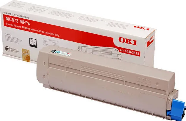 Toner imprimanta OKI negru TONER-MC873 cod 45862818; compatibil cu MC873, capacitate 15k pag