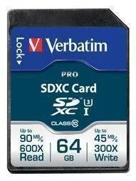 Card de Memorie VERBATIM SDXC 64GB Clasa 10