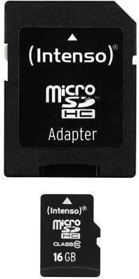 Card de Memorie Intenso Micro SDHC 16GB Clasa 10 + Adaptor SD