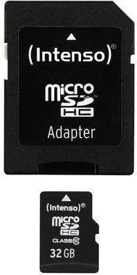 Card de Memorie Intenso Micro SDHC 32GB Clasa 10 + Adaptor SD