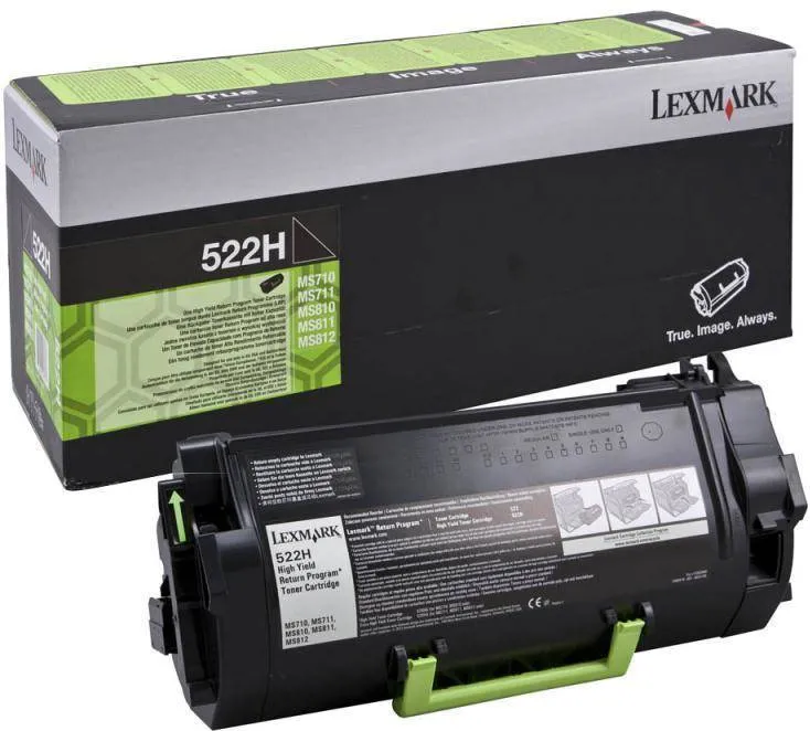 Toner imprimanta Lexmark 52D2H0E Black