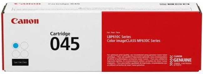 Toner imprimanta Canon CYAN CRG045C 1,3K ORIGINAL CANON LBP 611CN