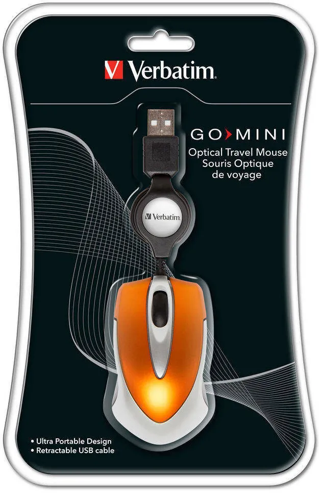 Mouse VERBATIM OPTICAL MINI  ORANGE