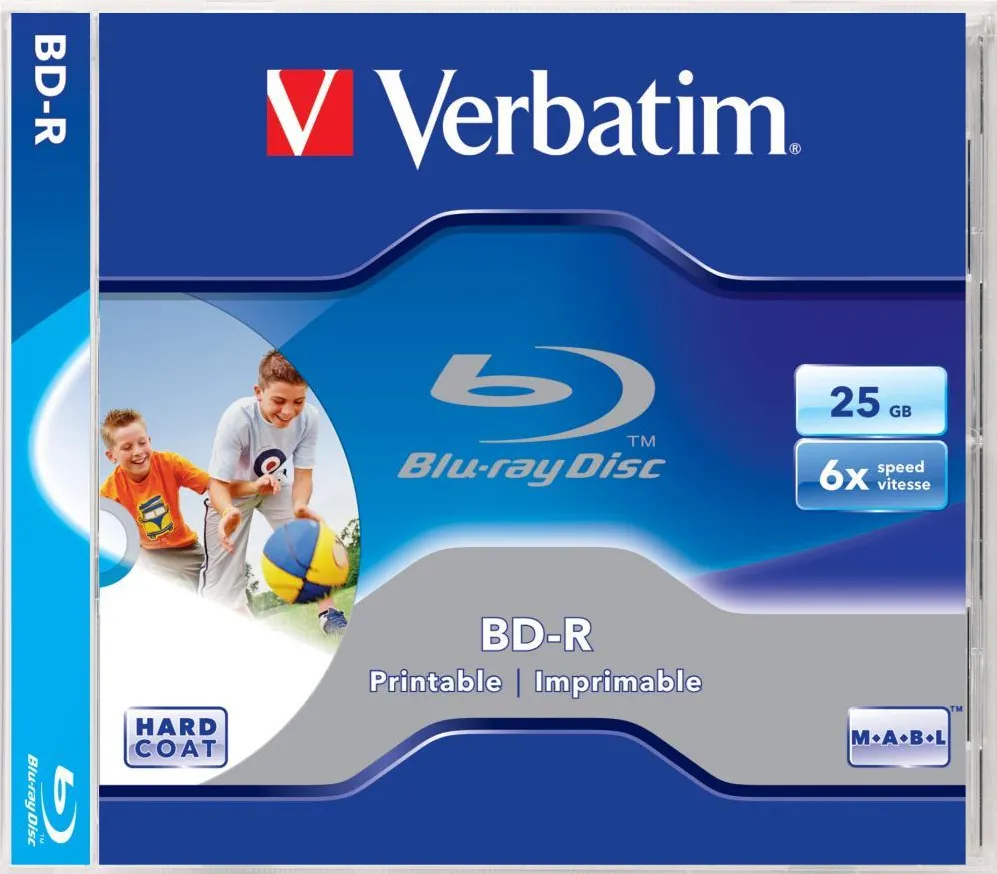 Disc Blu-ray VERBATIM Printable JC 25 GB