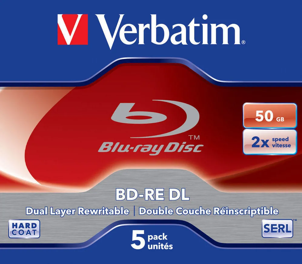 VERBATIM BD-RE DL 50GB pret/buc