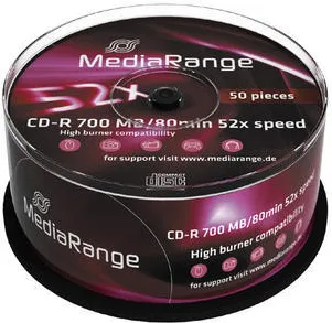 MediaRange CD-R 52x 700MB Cake50