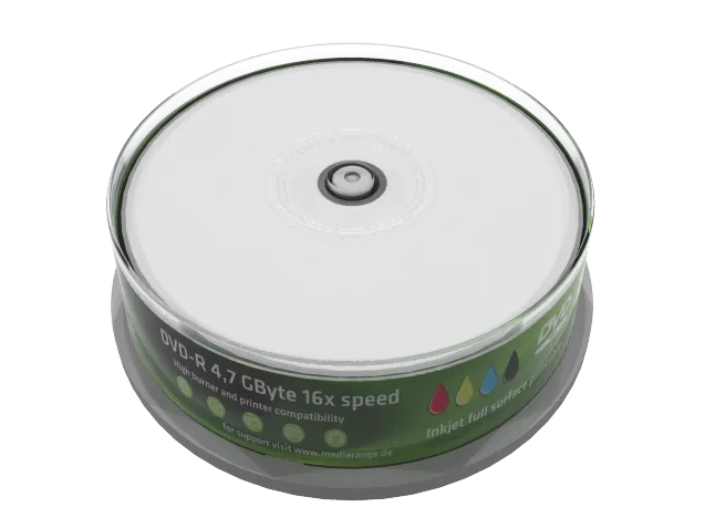 MediaRange DVD-R 16x Print Cake25