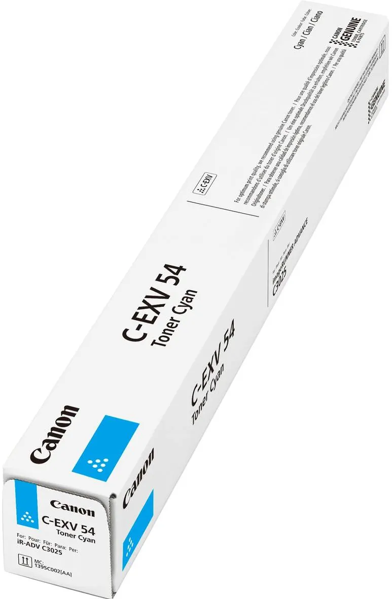 Toner imprimanta Canon CYAN C-EXV54C 8,5K ORIGINAL CANON IR C3025