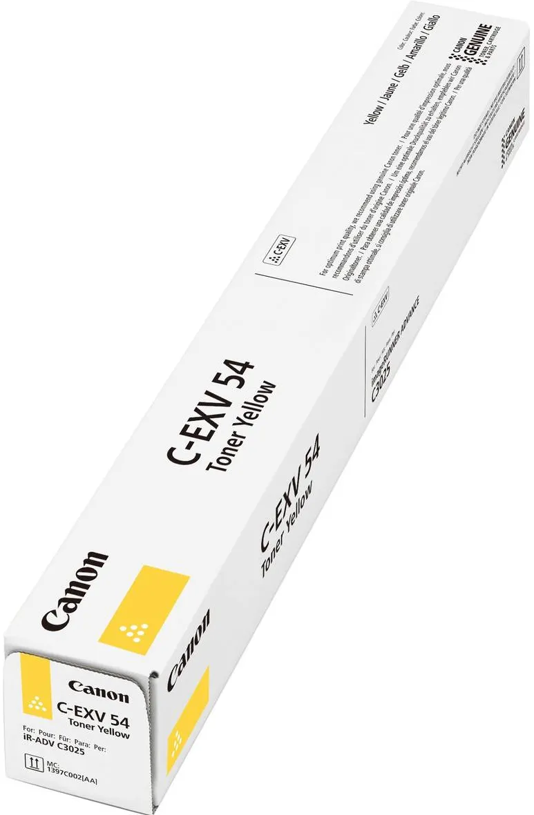 Toner imprimanta Canon YELLOW C-EXV54Y 8,5K ORIGINAL CANON IR C3025