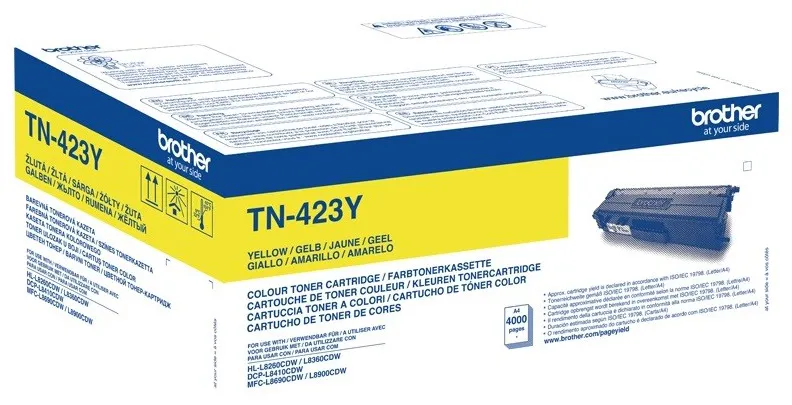 Toner imprimanta Brother Toner TN-423Y Yellow