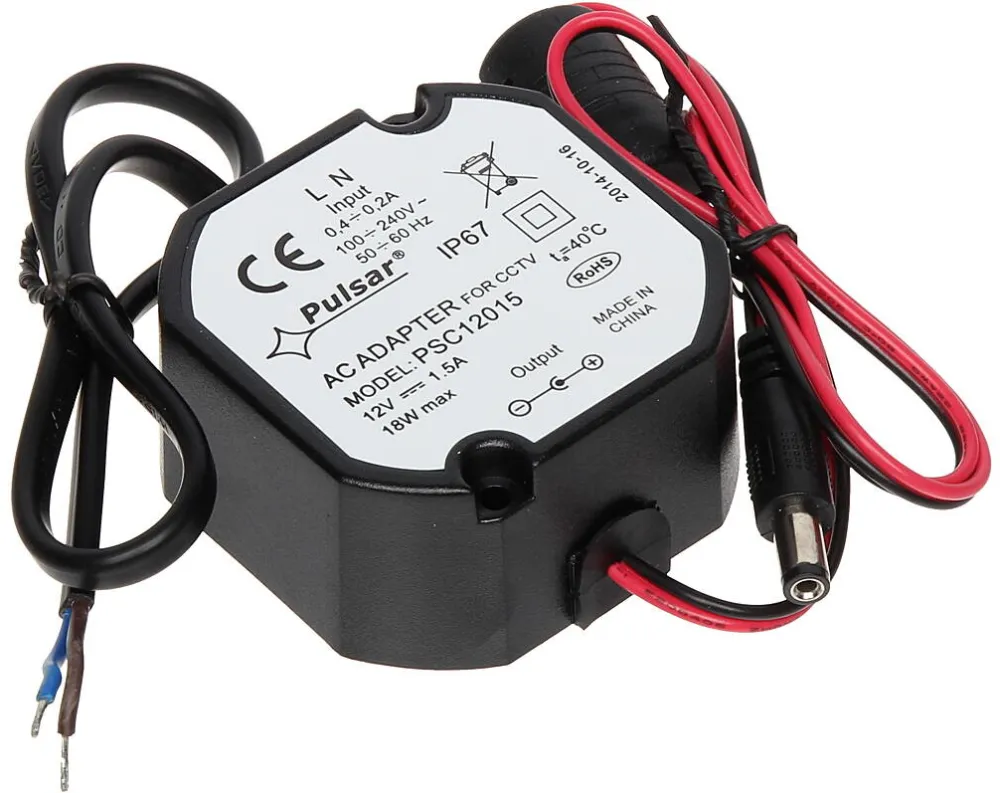 KitVision PSC12015 SURSA CAPSULATA 12V/1.5A IP67