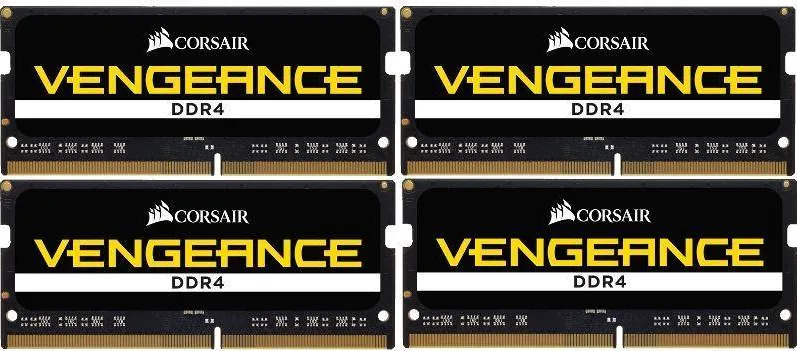 Memorie Laptop Corsair Vengeance, 32GB, DDR4, 4000MHz, CL19, 1.35v, Quad Channel Kit