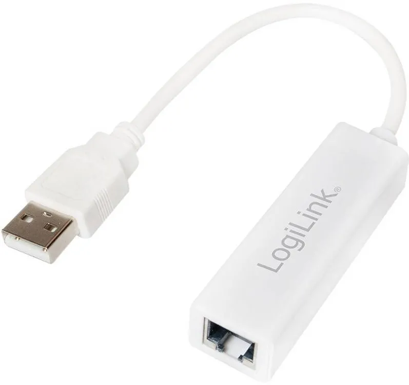 Adaptor Logilink 1x USB 2.0 Male - 1x RJ45 Female