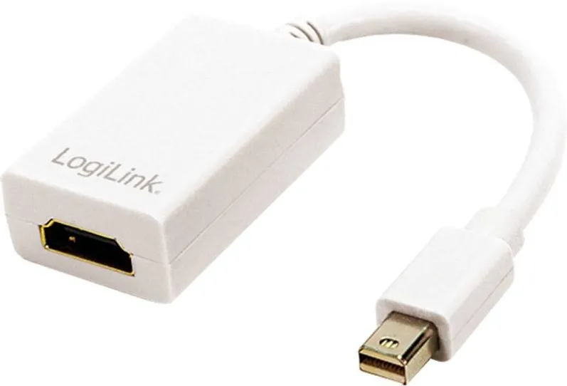 Adaptor Logilink 1x miniDisplayPort Male - 1x HDMI Female, v1.1a, 0.1m, alb