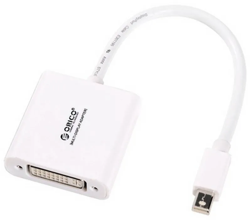 Adaptor Orico 1x miniDisplayPort Male - 1x DVI-D Female, alb
