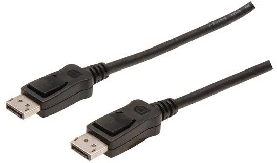 Assmann DisplayPort Male - DisplayPort Male, v1.1a, 1m, negru