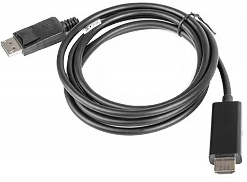 LANBERG DisplayPort Male - DisplayPort Male, v1.2, 1m, negru