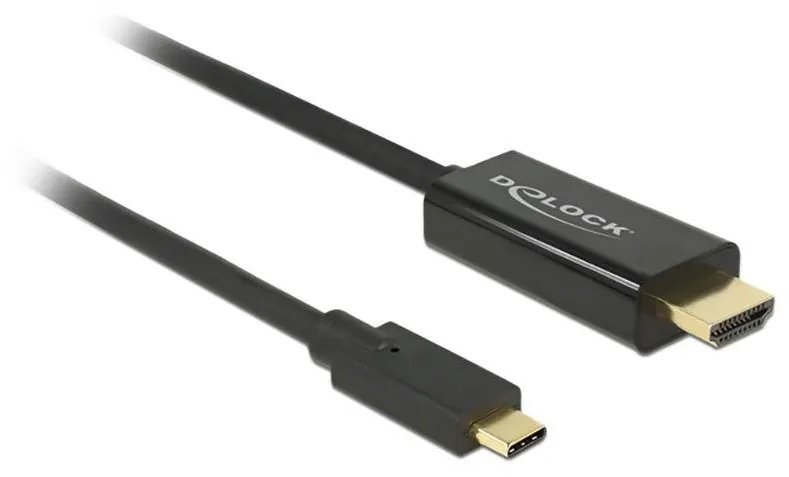 DELOCK USB Male tip C - HDMI Male, 2m, negru, 4K 60Hz