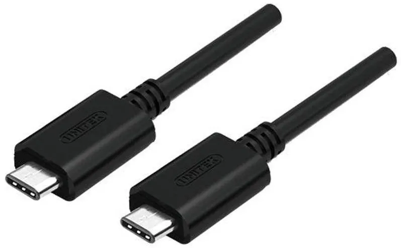 Unitek USB 3.1 tip C Male - USB 3.1 tip C Male, negru
