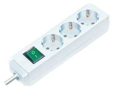 Brennenstuhl Eco-Line, 3x Schuko, 3m, alb
