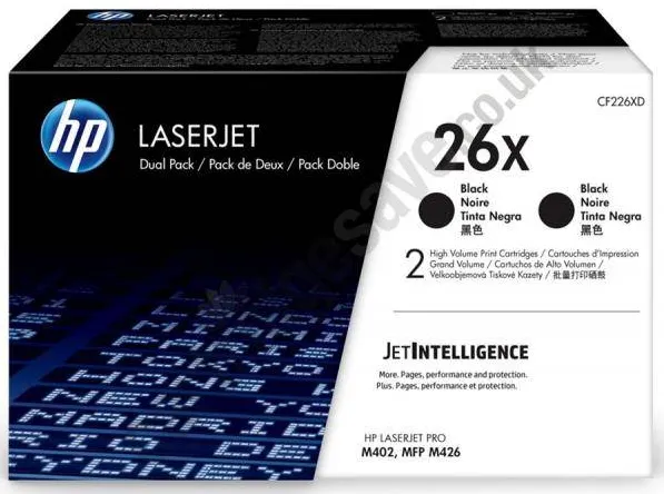 Toner imprimanta HP NR.26X CF226XD 2X9K ORIGINAL HP LASERJET PRO M402D