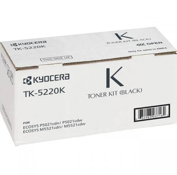 Toner imprimanta KYOCERA BLACK TK-5220K 1.2K ORIGINAL KYOCERA ECOSYS M5521CDN