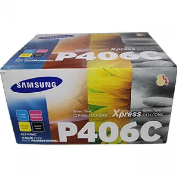 Toner imprimanta Samsung VALUE PAC KCLT-P406C / SU375A 1,5K ORIGINAL SAMSUNG CLP-360