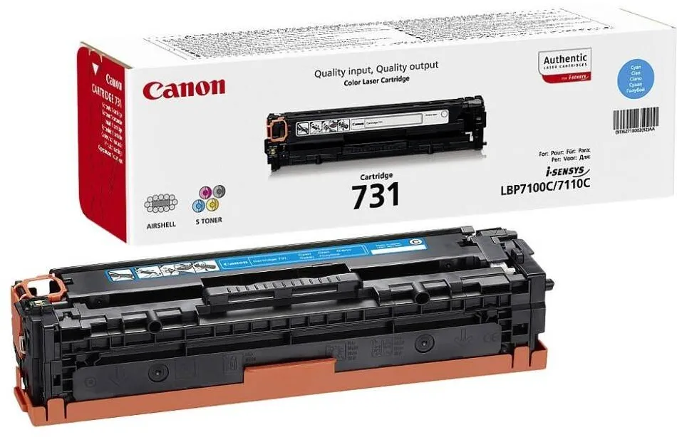 Toner imprimanta Canon CYAN CRG-731C 1,5K ORIGINAL CANON LBP 7100CN