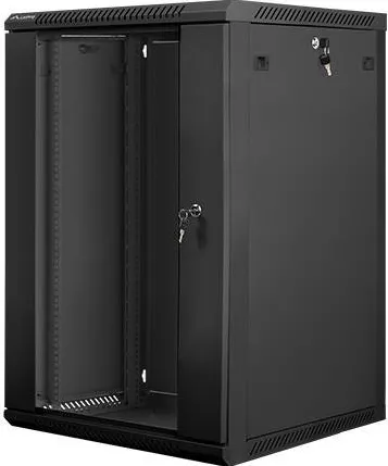 Rack LANBERG Wall-Mounted Rack 19'' 18U 600X600mm Black