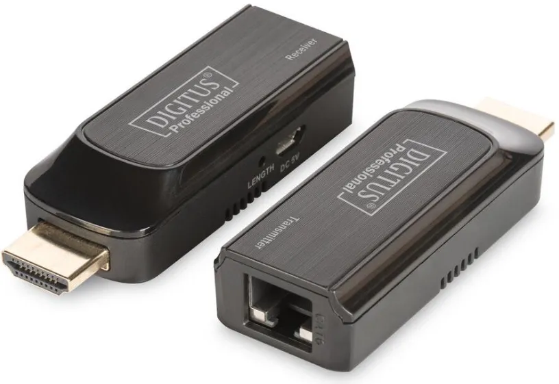 Adaptor Assmann Mini Extender HDMI up to 50m Cat.6/7, 1080p 60Hz FHD, HDCP 1.2, audio (SET)