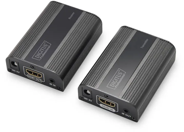 Adaptor Assmann Extender HDMI up to 30m/60m Cat.6/7, 4K2K 60Hz UHD, HDCP 2.2, IR, audio (SET)