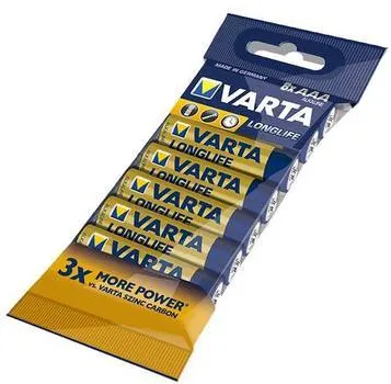 VARTA Alcaline batteries R3 (AAA) 8pcs longlife