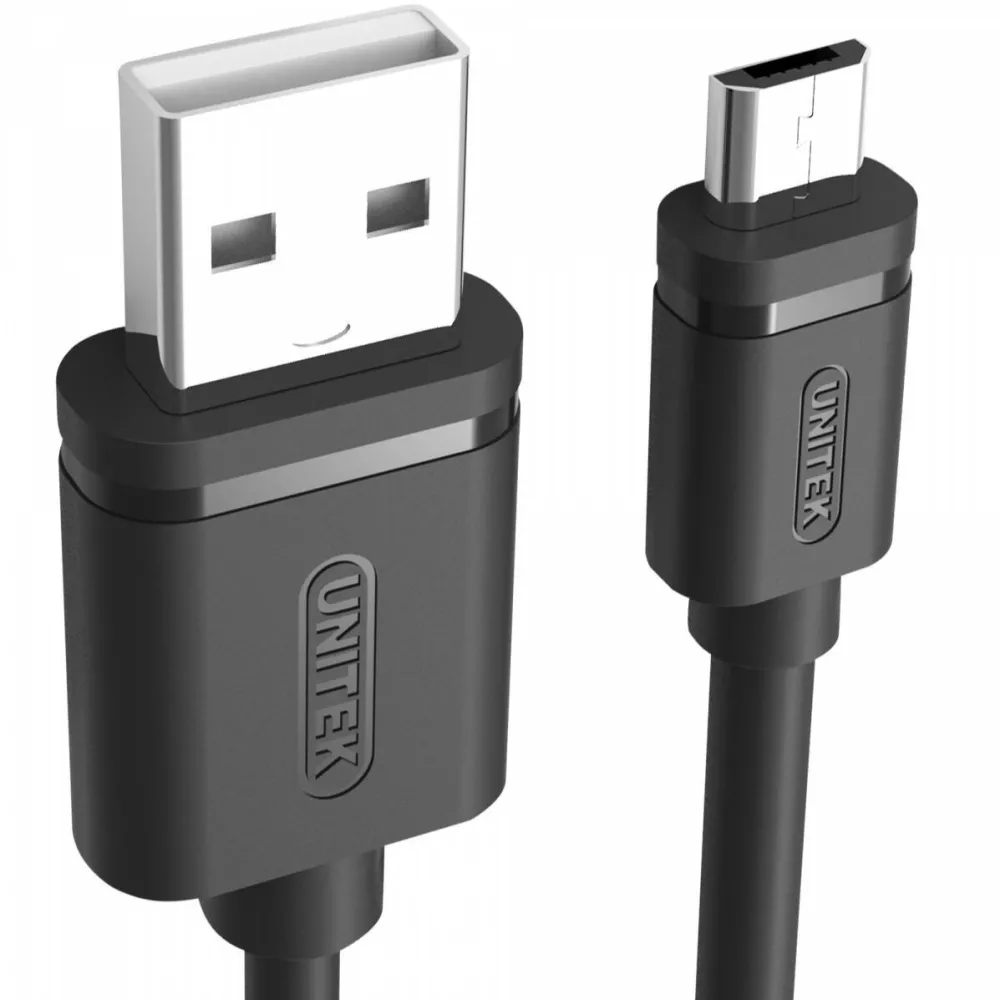 Unitek Unitek cablu USB2.0 AM-microUSB BM, 1,5m; Y-C434GBK