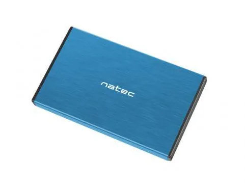 Rack Natec Natec external enclosure RHINO GO for 2,5'' SATA, USB 3.0, Blue