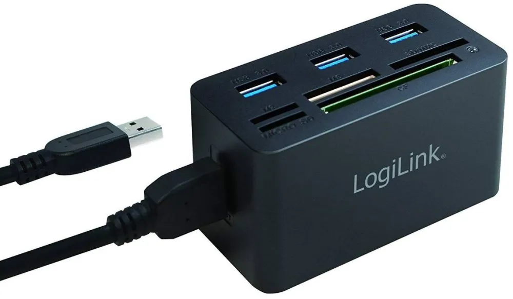 Card Reader Logilink LOGILINK - USB 3.0 Hub with All-in-One Card Reader