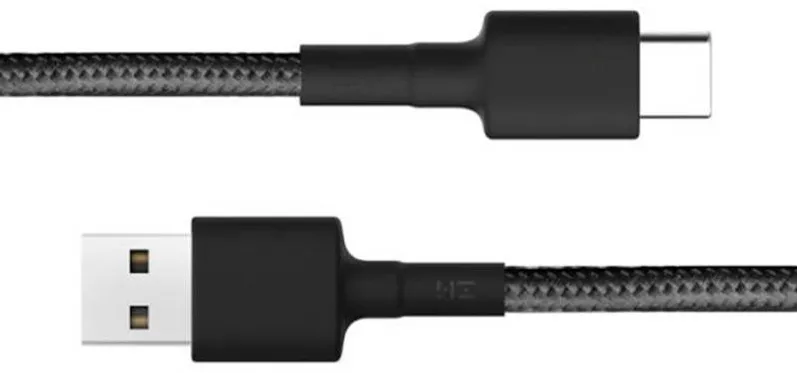 Xiaomi USB Male la USB-C Male, 1 m, Black