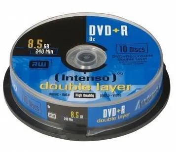 Intenso DVD+R DL DoubleLayer Intenso [ cutie 10 | 8,5GB | 8x ]
