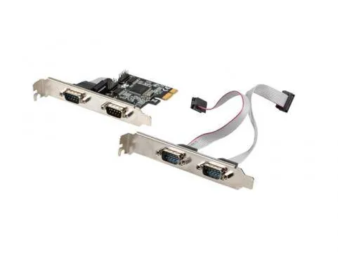 Adaptor LANBERG Lanberg PCI Express->COM 9PIN X4 + Low profile bracket