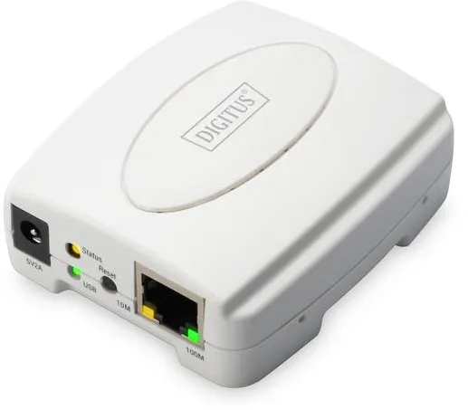 Print Server Assmann Digitus Fast Ethernet Print Server,USB,1 X Port
