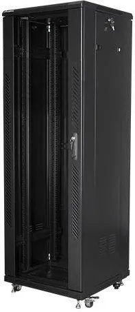 Rack LANBERG free-standing rack 19'' demounted flat pack 37U/600x600mm black