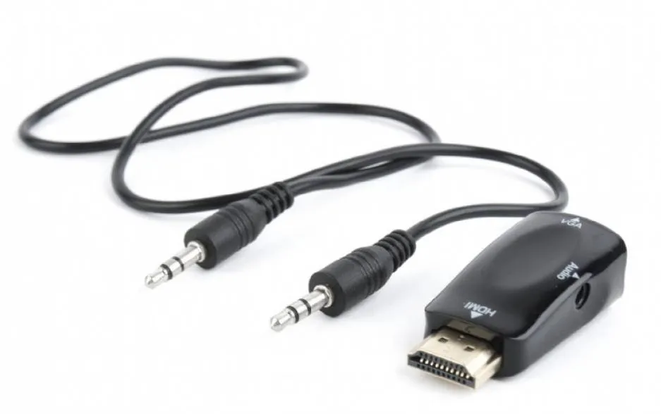 Adaptor Gembird Gembird adaptor HDMI-A(M)->VGA(F) + Audio