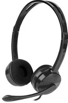 Casti Over-Head Natec HEADSET CANARY WITH MICROPHONE BLACK