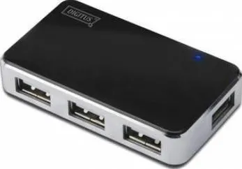 Hub USB Assmann DIGITUS Hub 4-port USB 2.0 HighSpeed, Power Supply, black