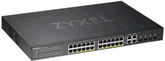 Switch ZyXEL Zyxel GS1920-24HPv2 24-port GbE Smart Managed PoE 4x GbE combo (RJ45/SFP)