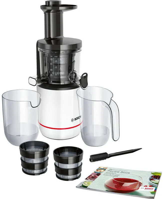 BOSCH Storcator de fructe cu melc MESM500W 2 filtre Melc din Tritan 150W Alb