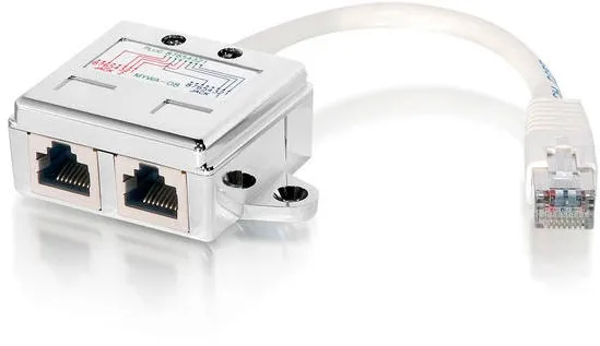 Accesoriu Retea EQUIP RJ45 splitter 8P8C plug -> 2 X 8P4C jack shielded 15cm cable