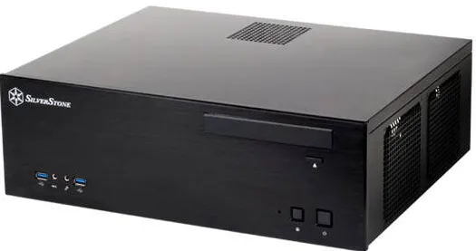 Carcasa PC Silverstone SST-GD04B USB 3.0 Grandia HTPC Micro ATX, negru