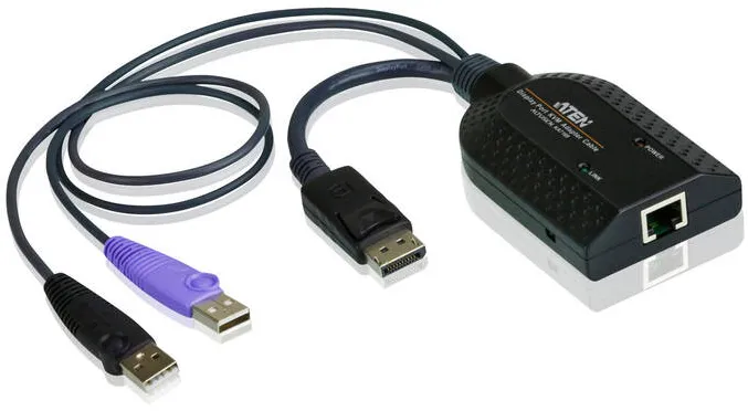 Accesoriu Retea ATEN ALTUSEN DisplayPort USB Virtual Media KVM Adapter Cable with Smart Card Reader