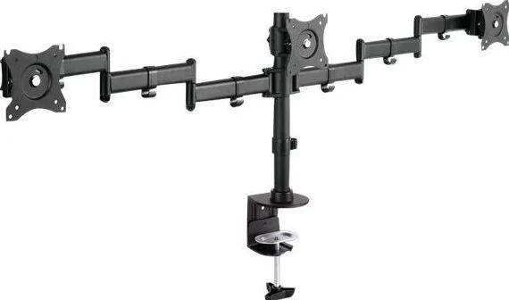 Suport TV / Monitor Assmann Clamb Mount Monitor Stand, 3xLCD, max. 3x27'', adjustable and rotated 360°